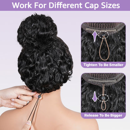 Kinky Curly Wear Go Wigs 7x5 HD Lace Pre Cut Lace Closure 100% Glueless Wigs