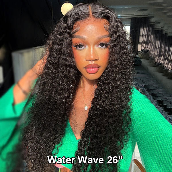100% Glueless Wear Go Wig Pre-cut Lace Undetectable 7x5 HD Lace Wigs Preplucked with Natural Hairline Bleached Knots Human Hair Wigs
