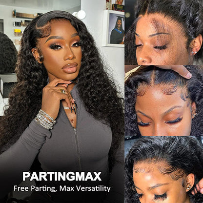 Deep Wave Human Hair HD Lace Front Wigs Natural Look Brazilian Deep Curly 13x4 13x6 Virgin Hair Frontal Wig