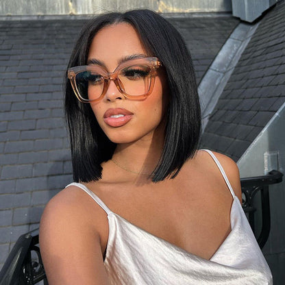 Wear Go Wigs Straight Hair Pre Cut 7x5 HD Lace Closure Wig Short Bob Glueless Wig