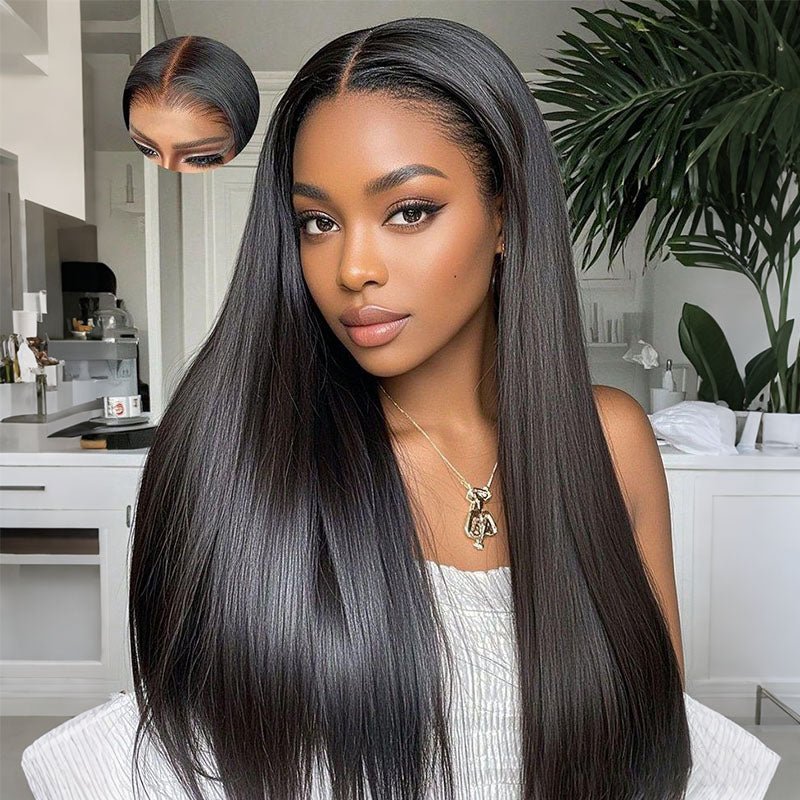 Superlove Lightning Deal 13x6 Straight Human Hair HD Transparent Lace Front Wig